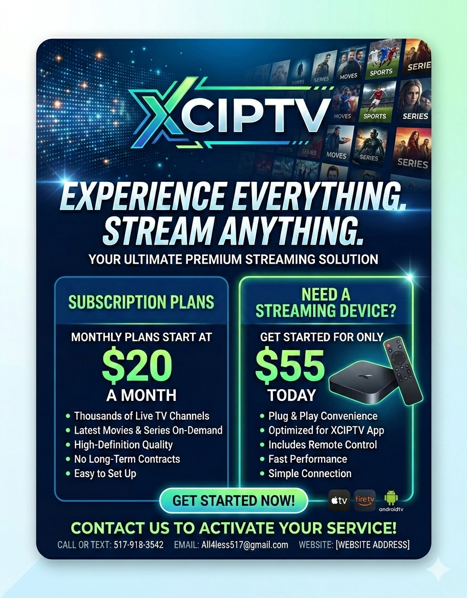 XCIPTV Month 2 month w HD Device