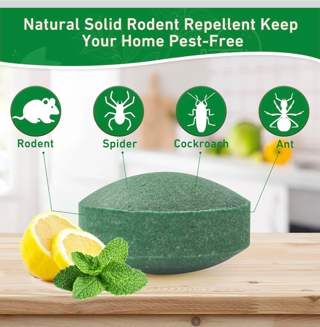 Mouse Rodent Repellent, Peppermint Oil for Mice, Mouse, Rats Squirrel, Pest Control Indoor & Outdoor, Natural Deterrent Replace Mice Trap Poisoning Family & Pet Safe Green 24 Pack